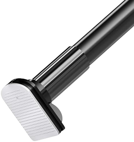 Room Divider Curtain Rod 43-122 inches,Adjustable Shower Curtain Rods,No Drilling,Closet Telescopic Poles,Expandable Balcony Tension Pole,Black