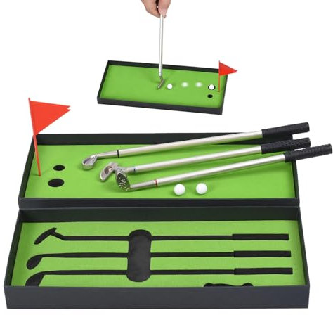Giocattoli da golf, fantastici gadget per uomini - Gadget golf portatili divertenti - Piccoli giochi da scrivania per viaggi lavorano a casa tavolo da festa di Natale festa fidanzato marito padre