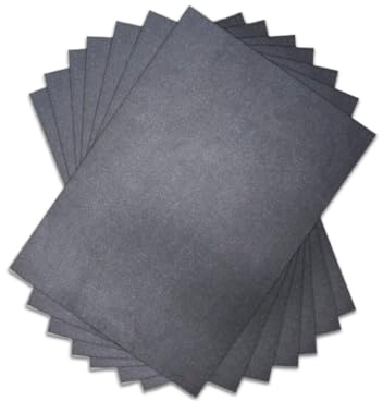 Zambuph 25 piezas de papel de transferencia carbono 9x13 pulgadas que se pueden borrar simplifican las herramientas aplicación amplia interesantes papeles grafito