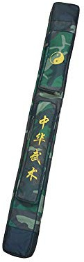 SOFIALXC Taichi Sword Carrying Bag - Chinese Kung Fu Sword Bag Single and Double Layer Case Martial Arts Weapons Case Shoulder Bag Kung Fu Bag,Doublelayercamouflage