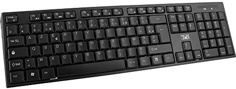 T'nB Tnb Classy - Teclado inalámbrico, Color Negro