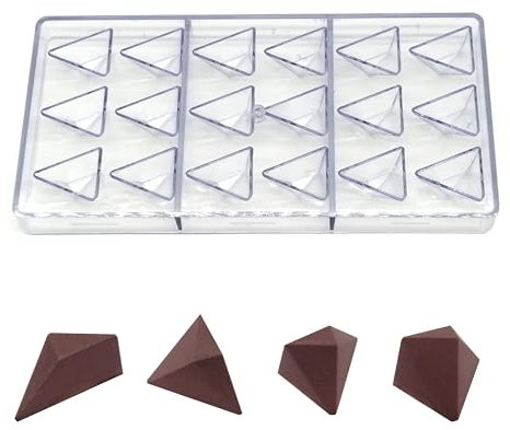LIANCHEN Pralinenform Polycarbonat Set Transparent Schokoladenform Polycarbonat Schokoladenform Pralinenform Backform Backzubehör für Eiswürfel Süßigkeiten Valentinstag(E)