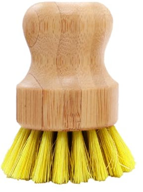 1 Stück Holzspülbürste, Pilzbürste, Reinigungsbürste Mit Weichen Borsten, Küchenfleckenentfernungs-Reinigungsbürste, Geschirr-Reinigungsbürste, Obst- Und Gemüse-Reinigungsbürste