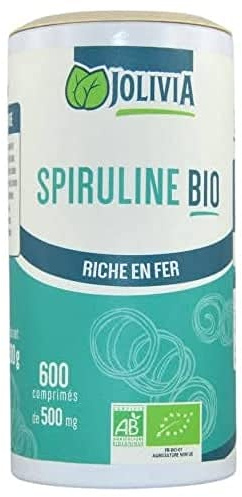 Spiruline Bio - 600 comprimés de 500 mg | Format Comprimé | Vegan