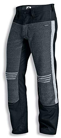 Uvex Cut Quatroflex Pantaloni da lavoro da uomo - Nero e Grigio Pantaloni da uomo - Protezione antitaglio livello 5, antracite/nero, 52