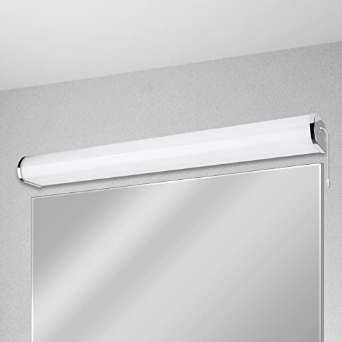 M EGA MEGACUBE 15W LED Bathroom Wall Light Above Mirror, Vanity Cabinet Wall Lamp with Pull Cord Switch, Waterproof IP44 Length 60CM Lighting Range 1300LM Warm White 3000K