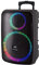 Trevi XFest XF 1250 KB, Standlautsprecher, Tragbarer Lautsprecher mit Verstärker 90W, Karaoke-Musikbox mit Mikrofon, Kabellos, USB, AUX-IN, TWS, 12V Eingang für Zusatzakku, Wiederaufladbar, Schwarz