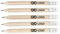 WPRO 100 x Holzbleistift Christie kurz mit Radierer – personalisierbar mit Logo Druck