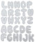 Amaxiu 26 Pcs Alphabet Cutting Dies, Metal Letters Stencil Die Cuts Embossing Template Card Making Supplies for Scrapbook Cards Album DIY Crafts Halloween Christmas Decor(Uppercase Letter)