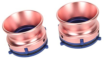 Ouvreur de 10 Pouces Adaptateur de Moyeu Nab Poli Pratique Dispositif de Charge Universel en Alliage d'aluminium 1 Paire pour Magnétophone Bobine à Bobine (Or Rose)