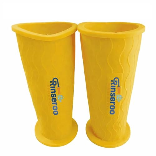 (2 Pack) Replacement Water Hose Connectors for JUMBO Rinseroo. Fits shower heads 4-7 Inches Wide, Easy Install Hose Attachment for Shower Cleaning (Rinseroo Sold Separately, Not for Tub Version)