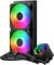 Cooler Master MasterLiquid 240 Core II Wasserkühlung – 240mm AIO Wasserkühlung (max. 260 W TDP), GR9-Doppelkammerpumpe, verbesserte ARGB-Gen-2-Lüfter, schnell montierbare AMD- und Intel-Kits – Schwarz