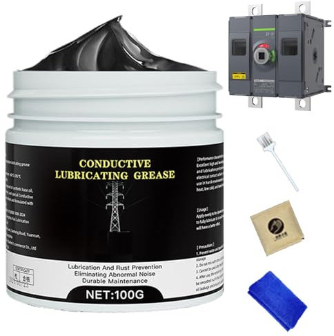 Goowafur Grasa conductora eléctrica, grasa conductora para conexiones eléctricas | Lubricante lubricante de grasa eléctrica - Compuesto de lubricante automotriz dieléctrico para componentes y