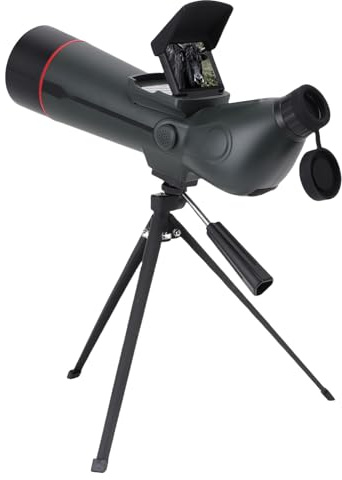 Jectse 30MP 4K Super Clear Spotting Scope with Tripod, 18x Digital Zoom Dual Screen 4500mAh Battery for Bird Watching, Wildlife Viewing