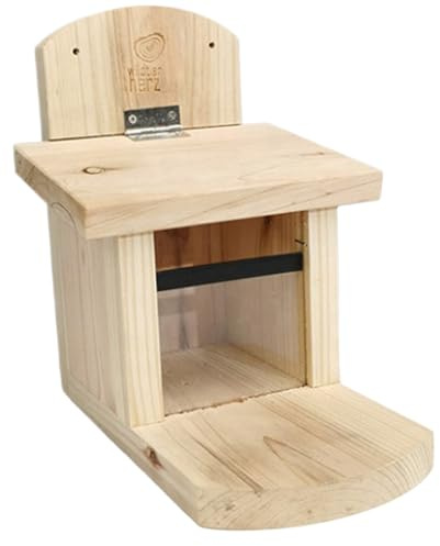 Comederos para Ardillas Dispensador De Alimentación De Madera