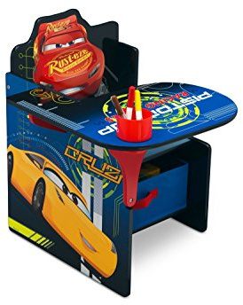 Delta Children Chair Desk With Storage Bin, Disney/Pixar Cars