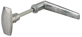 THIRARD - Ensemble de Bouton et Béquille pour Porte Intérieure - Carré 6 mm - Finition Zingué - Installation Facile - Adaptable Sur Serrures en Applique - Gris