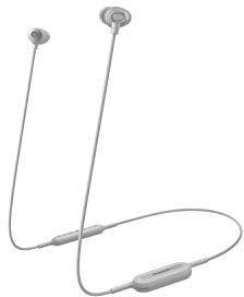 Panasonic RP-NJ310BE-W Cuffie Intrauricolari Bluetooth, Quick Charge, Controllo Vocale, Durata della Batteria fino a 6 Ore, Adattatori Intercambiabili, Bianco