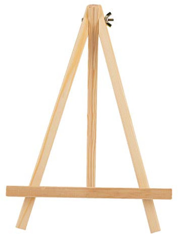Hellery Chevalet en Bois Peinture Table, Chevalets en Bois Artistes, Trépied Présentoir Peinture Chevalet Cadre - 36x53cm