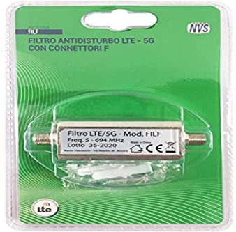 NVS Filtro antenna antidisturbo LTE 5G con connettori F