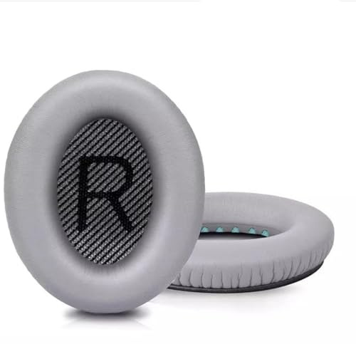 INF Ohrpolster für Bose QuietComfort 15 QC2 QC25 Ae2 Ae2i Ae2w SoundTrue & SoundLink Kopfhörer(1 Paar Schwarz/Blau)