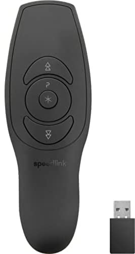 Speedlink ACUTE PURE Presenter – mit integriertem Laserpointer, kabellos, schwarz