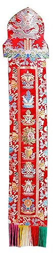 Tibetan Hanging BannersBanners 150cm Embroidered Couplets Household Banners Buddhist Halls Prayer Flags Tibetan Ethnic Style