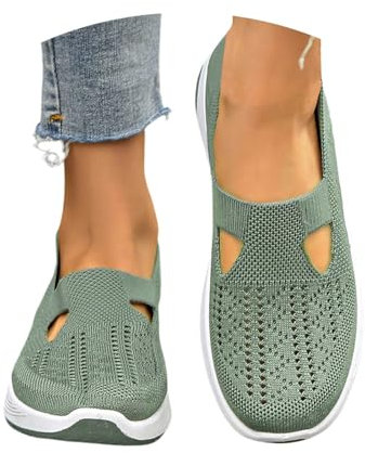 Damen Schuhe Sommer, leichte Turnschuhe, Walkingschuhe Leicht Weite H Vermascht Orthopädische Schuhe Sneaker Sommer Atmungsaktiv Krankenschwester Sportschuhe Bequeme Sommerschuhe