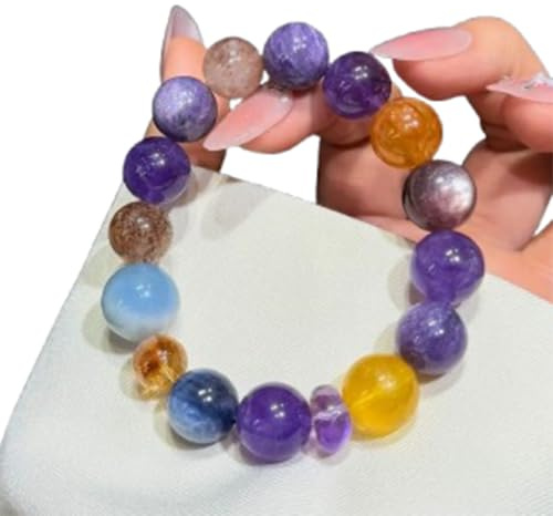 Tur Feng Shui Naturliga Kristallarmband för Kvinnor och Män