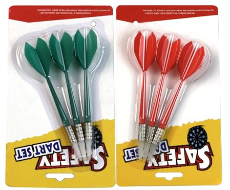 HelaCueil Soft Tip Safety Darts 6 Pack / 3 x 2 Card