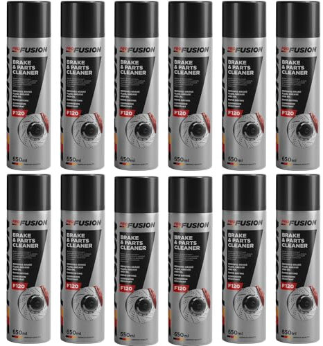 ProFusion Limpiador de Frenos y Embrague Pack de 12 - Brake & Parts Cleaner - Ayuda a Eliminar Aceites, Grasas, Alquitrán, Resina y Pegamento - No Daña Articulaciones ni Juntas - 650 ml
