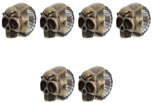 SOIMISS 6stücke Neuer Titel -open Fingeruhr Mit -design Kreative -uhr Antikgrün Praktische Schmuckuhr Für Zeitansicht Und Dekoration