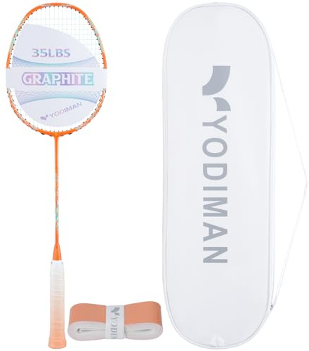 badmintonracket av grafit (Tangerine) (Tangerine)