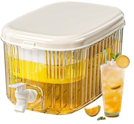 Cubo de burbujas frías con colador | Contenedor de agua para el hogar, botella de agua fría con colador de para agua, café, téConvenientemente diseñado para uso del refrigerador, el dispensador