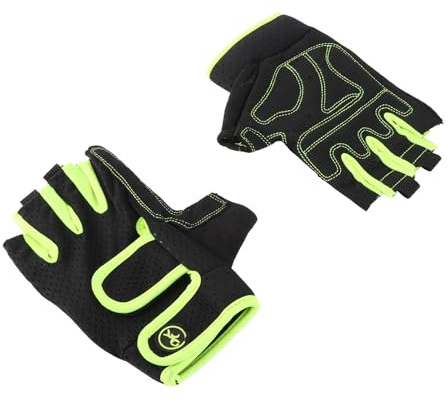 Aumotop Short Finger Cycle Handskar med 3/4 Finger Design, Segelhandskar med överlägsen Grepp för Män och Kvinnor för Fiske Kajakpaddling Rosa XS/S/M/L (M)