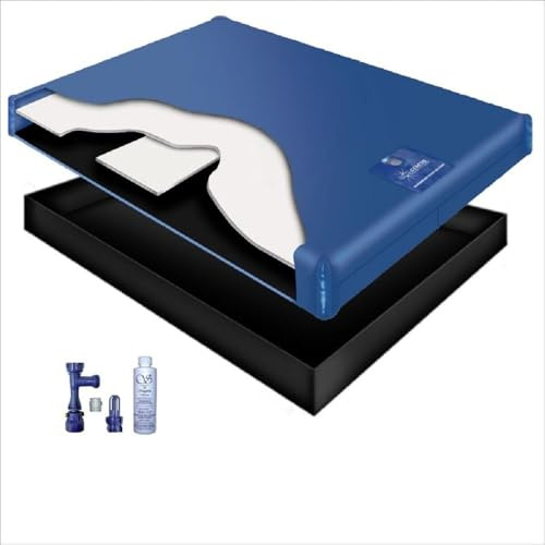 INNOMAX 60% WAVELESS WATERBED Mattress/Liner/Fill Drain/Conditioner KIT (California King 72x84 1G4S1)