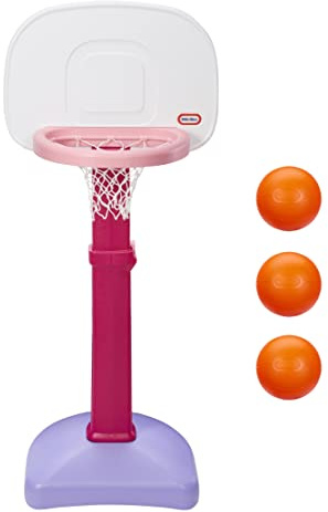 Little Tikes Easy Score Basketball Set, Pink- Amazon Exclusive 22.00 L x 23.75 W x 61.00 H Inches