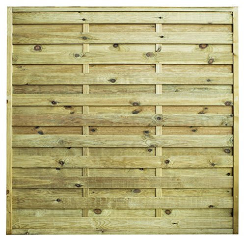 AVANTI TRENDSTORE - Lara - 1x Pannello salvavista in legno per il giardino, 180x180 cm (1) (1, 180x180 cm)