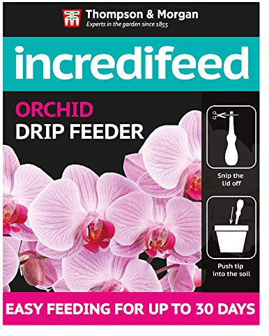 Orchid Drip Feeder Quick, Easy to Use for Better Healthy Plant Growth Greener Leaves More Flowers, 6 x 30ml Bottle by Thompson and Morgan (6)