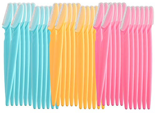 FEPITO 39 eiliger Augenbrauenrasierer, Rasierer, Trimmer für Frauen und Männer, Gesichtshaarentferner, Mehrzweck-Peeling-Gesichtsrasierer