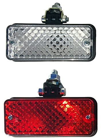 MelTruck® Rückfahrleuchte und Nebelschlußleuchte 110x48x70 Nebellicht Gelenkhalter 12V mit Glühbirnen