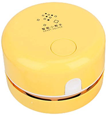 Yirepny Mini escritorio removedor barredora aspirador casa/oficina mesa limpieza amarillo