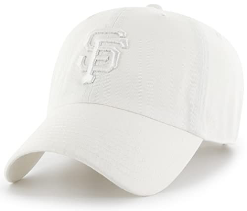 47 MLB Mütze mit verstellbarem Riemen, Einheitsgröße, Weiß / Weiß, San Francisco Giants Weiß/Weiß, Einheitsgr��e