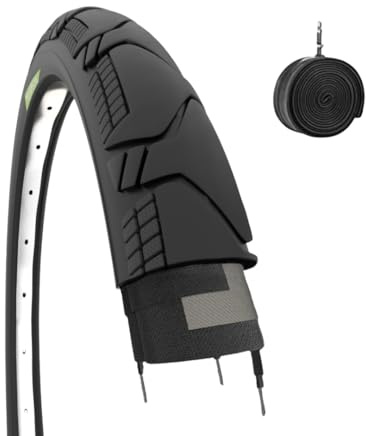 1 Copertone 700 x 45 + Camera Pneumatico (45-622) Unisex Adulto Trekking Bici 29” Gomma 29 x 1.75