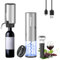 Cuteefun Elektrischer Korkenzieher Set, 4 In 1 Korkenzieher Wein, mit Elektrischem Weinausgießer und Dekanter, Folienschneider, Vakuumpumpe, Wiederaufladbarer Weinflaschenöffner für Zuhause, Bars