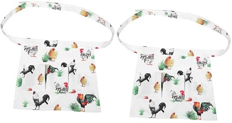 Amosfun 2 Stück Eiersammelschürze Eierschürze Für Hühner Eierschürze Mit Taschen Geflügel Eiersammelschürze Bauernhofgebrauch Eierschürze Eierschürze Eiertaschenschürze
