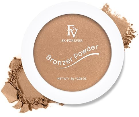 FV Bronzer Polvos Larga Duración, Ligero & Impermeable, Efecto Radiant, Bronceador ligero Sin Talco (Deep Bronzer, 8g)