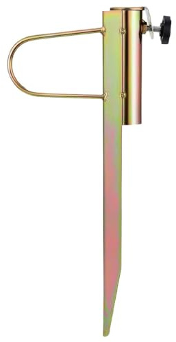 SACAR Picchetto in Ferro Zincato per Ombrellone – Ideale per spiagge, giardini, parchi e qualsiasi attività all'aperto (1 PICCHETTO)