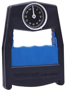 Kraftmätningsverktyg Kraftmätare Handdynamometer Grepp Kraftstyrkemätare 130kg/287lbs KapacitetHandträning Underarmsförstärkare(Blue)