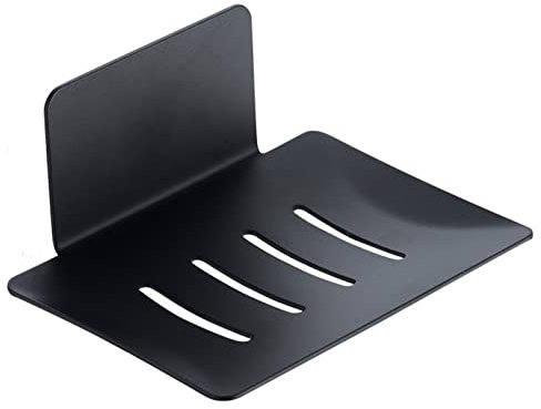 ZHIYE Soap Dish, soap Tray 3M Self-Adhesive Chrome Finish Without Drilling, Shower Sink Bar Soap Sponge Holder